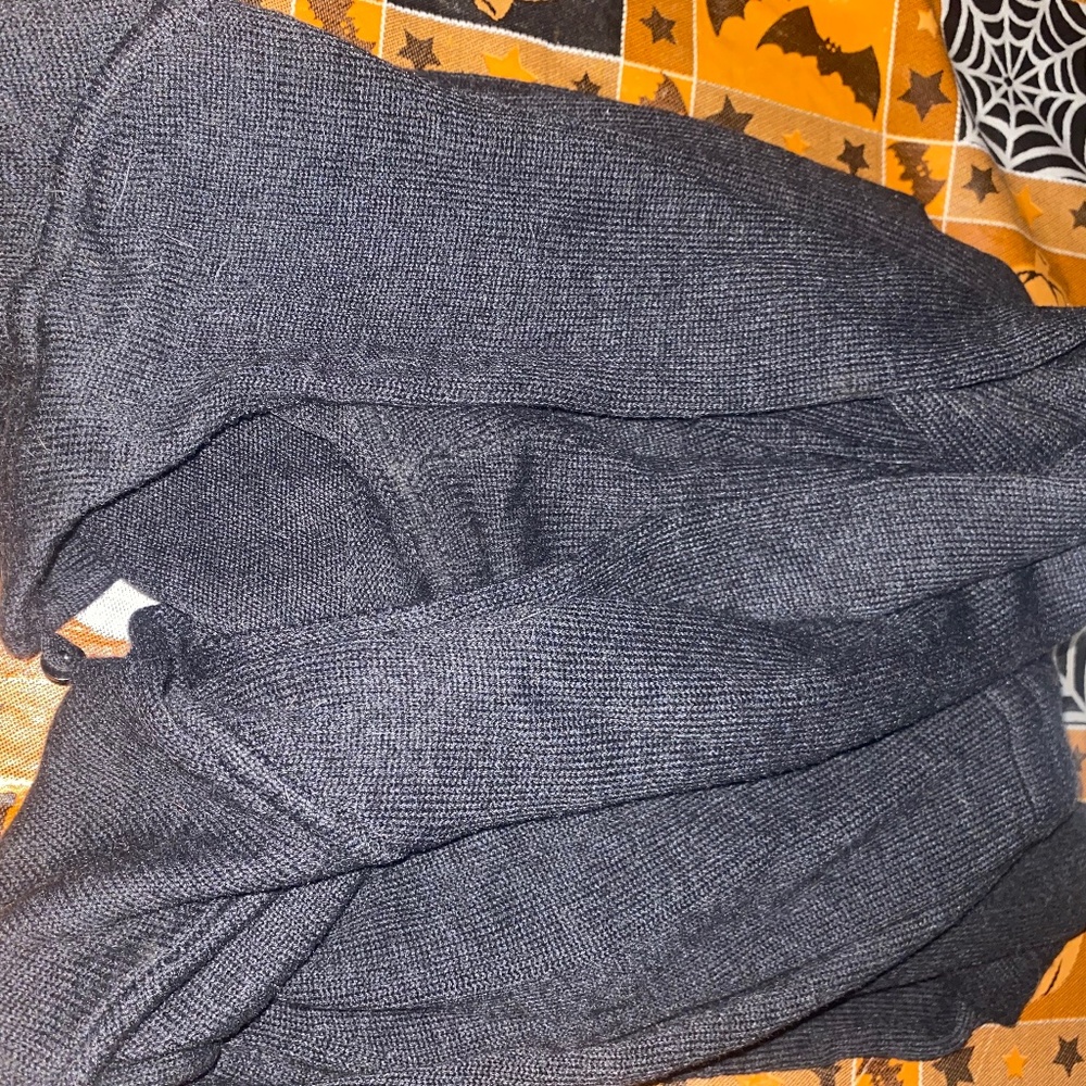 Zyia hooded cape sweater
